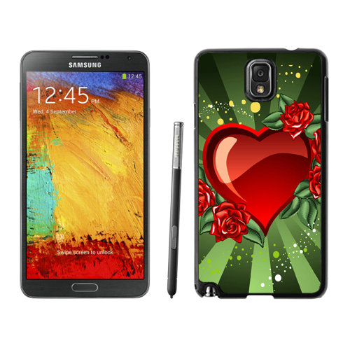 Valentine Rose Samsung Galaxy Note 3 Cases DWW